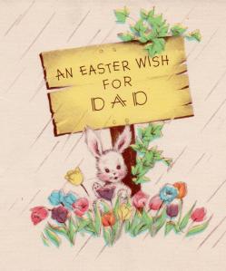 Marian - Easter card to Grandpa - 1944