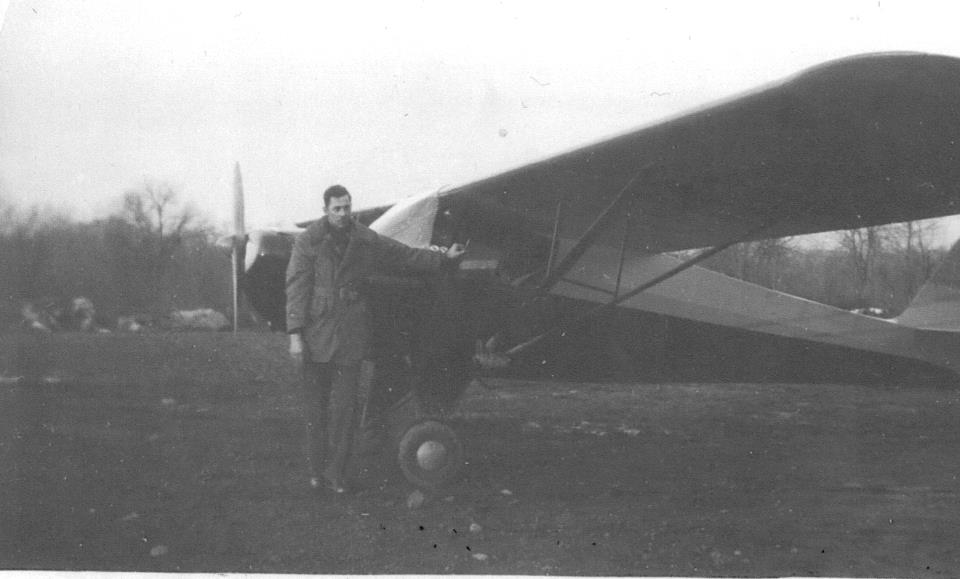 Ced in Alaska with airplane - 1940