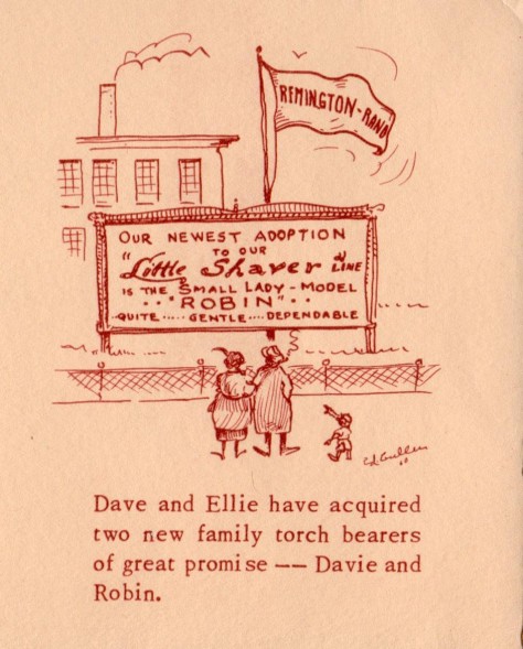 ADG - 1960 Christmas Card - Dave and Ellie